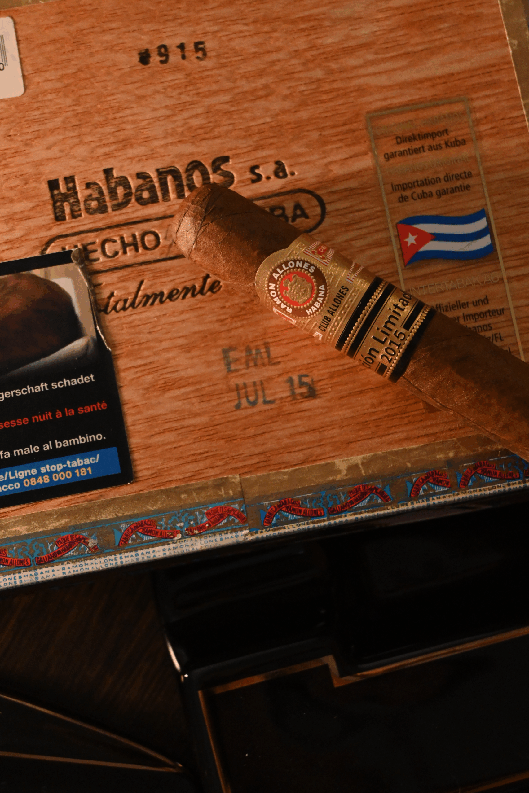 雷蒙阿隆俱乐部（Ramon Allones Club Allones Edición Limitada 2015）